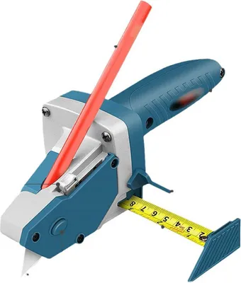 Produktbild von Trockenbau-Schneidewerkzeug, Heritage Automatisches Schneidewerkzeug, Handwerkzeug mit 5 Klingen, 5 Meter Maßband