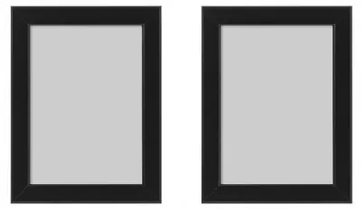 Produktbild von IKEA FISKBO Bilderrahmen schwarz 2er-Set 13x18 cm