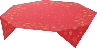 Produktbild von Duni Dunisilk Mitteldecke 84 x 84cm Stargazing Red 20 Stück