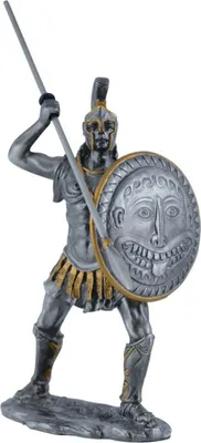 Produktbild von Zinnfigur Leonidas König von Sparta mit Schild und Speer