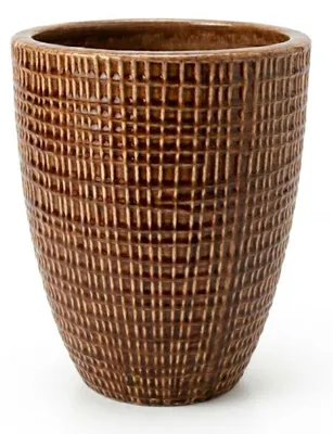 Produktbild von Pflanzkübel aus Keramik Provencelia VERNE Rindenbraun, Ø32 cm x H40 cm, frostbeständig