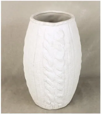 Produktbild von Vase Porzellan altweiss Vasen Blumenvase Tischvase Dekoartikel Deko Artikel