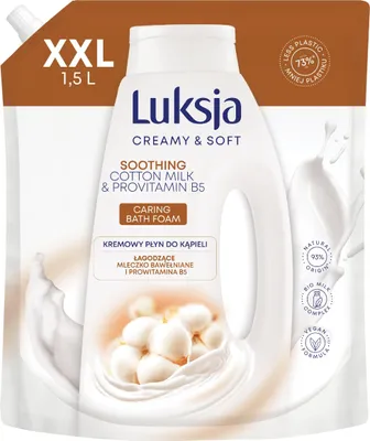 Immagine prodotto di Luxja Lozione da bagno di ricambio 1,5L Cs Latte e Cotone