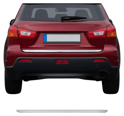 Image de Garniture de Hayon Coffre pour Mitsubishi ASX 2010-2021 acier inoxydable, Image générée par une IA