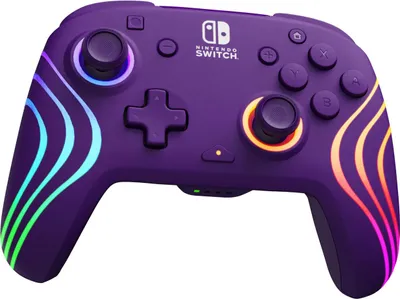 Produktbild von PDP Afterglow Wave, Gamepad, Nintendo Switch, Nintendo Switch OLED, D-Pad, Home button, Analog / Digital, Mehrfarbig, Kabellos