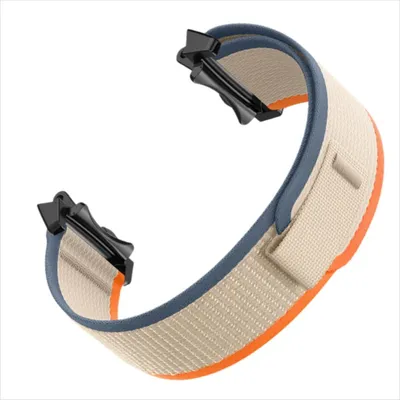 Produktbild von INF Nylon Gewebtes Atmungsaktives Armband Kompatibel mit Amazfit T-Rex3 Nylon 23.3cm x 2.7cm Komfort Beige