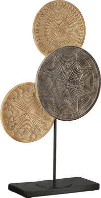 Produktbild von Casablanca by Gilde Skulptur rund Esculpida naturfarben H. 44 cm, 59246