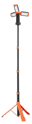 Immagine prodotto di Lampada da lavoro a LED con treppiede - 20 W, 2200 lumen - Batteria da 10 Ah - Intensità regolabile