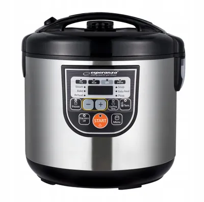 Produktbild von Elektrischer Multikocher Schnellkochtopf Dampfgarer 860W 5L LCD 11 Funktionen Timer