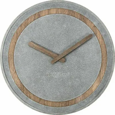 Obrázek produktu pro NeXtime 3211, Zeď, Hodiny, Kruh, Hnědá, Šedá, Dospělí, Moderní