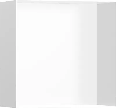 Produktbild von hansgrohe Nische XtraStoris Minimalistic 300x300x140mm, rahmenlos, mattweiß