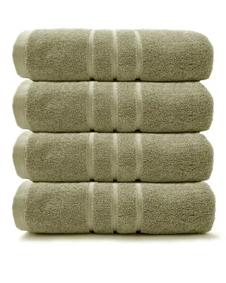 Productafbeelding van HOOMstyle Handdoeken Set Boutique - 4 stuks - 50x100cm - Olijfgroen