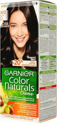 Obrázek produktu pro Garnier, Krycí barva na vlasy v odstínu 4.12, Ledově hnědá