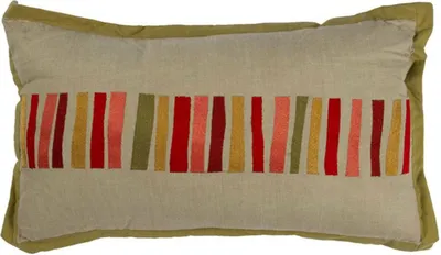 Immagine prodotto di Cuscino in cotone, a righe multicolori, 30x50cm