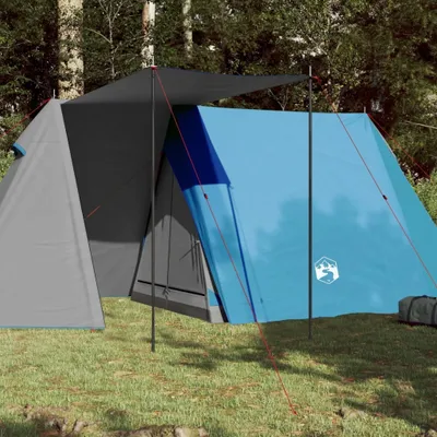 Produktbild von Design Campingzelt 3 Personen Blau 465x220x170 cm 185T Taft, Campingzelte 2024 Neu
