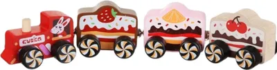Produktbild von Cubika Holzspielzeug - Zug "Torten"