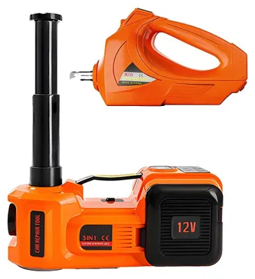 Obrázek produktu pro Elektrický zvedák pro automobily, nosnost 5 tun, přenosný design, barva: oranžová