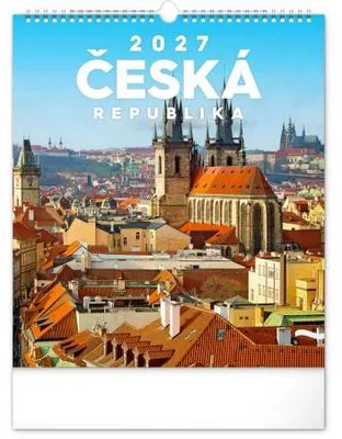 Zdjęcie produktu dla NOTIQUE, kalendarz ścienny, Czechy, 2027, wymiary: 30 x 34 cm