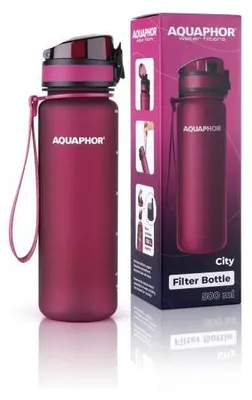Zdjęcie produktu dla Aquaphor City Butelka filtrująca 500 ml różowa