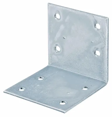 Immagine prodotto di Alberts 847593 Staffa ad angolo largo, zincata sendzimir, 60 x 60 x 60 mm, set da 50