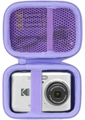 Zdjęcie produktu dla Etui do aparatu kodak pixpro FZ45 FZ55 EVA nylon fioletowe