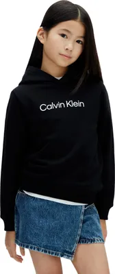 Produktbild von Calvin Klein Kinder Uni Hoodie Terry mit Logo, Schwarz (Black [Csi] 25Cw10001