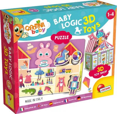 Obrázok produktu pre Carotina Detské Logické 3D Puzzle Hračky 92543 Lisciani
