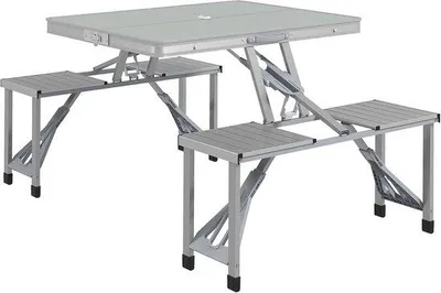 Image de Ensemble table et chaises de camping pliables - Idéal pour les pique-niques et le camping