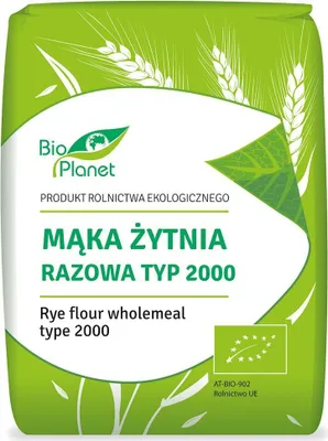 Zdjęcie produktu dla MĄKA ŻYTNIA RAZOWA TYP 20001 kg -PLANET