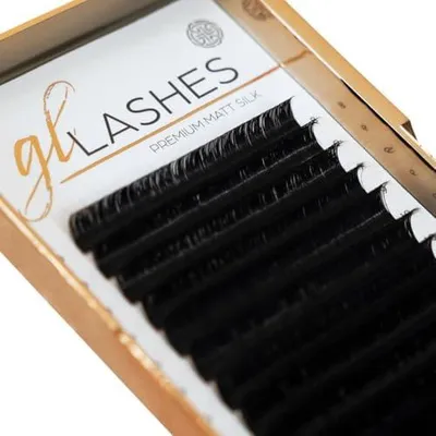 Produktbild von Selbstfächernde Wimpern 0.05 CC-Curl 12mm für die Volumentechnik, Wimpernverlängerung und Volumenwimpern (C–12 mm)