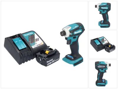 Produktbild von Makita DTD 172 RG1 Akku Schlagschrauber 18 V 180 Nm 1/4" Brushless + 1x Akku 6,0 Ah + Ladegerät
