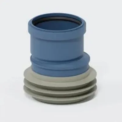 Produktbild von POLOPLAST Übergangsrohr innen/innen, DN160/110, POLO-KAL, PP-MD, Ø160/110mm, blau, 1 Stk.