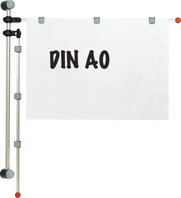 Imagen del producto de MAUL 62530-84 - Soporte de pared "Wandpresenter", color gris (T)