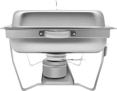 Image de Ensemble de buffet avec réchaud, en acier inoxydable, capacité de 9 litres, couleur argent