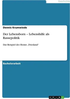 Produktbild von Der Lebensborn - Lebenshilfe als Rassepolitik