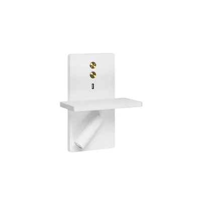 Produktbild von LEDS-C4 Elamp Wall fixture, Oberfläche, 1 Glühbirne(n), 2700 K, IP20, Weiß