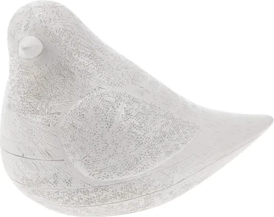 Immagine prodotto di Decorazione Uccello 14x7x11cm, bianco