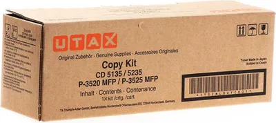 Produktbild von Utax 613511010 Schwarz Toner - Original - Tonereinheit