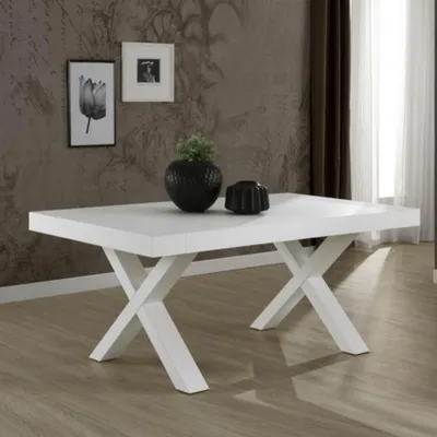 Immagine prodotto di Tavolo allungabile Gondar 160x90 colore bianco larice