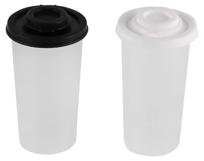 Salz- und Pfefferstreuer Set 2 Stück, transparent, BPA-frei