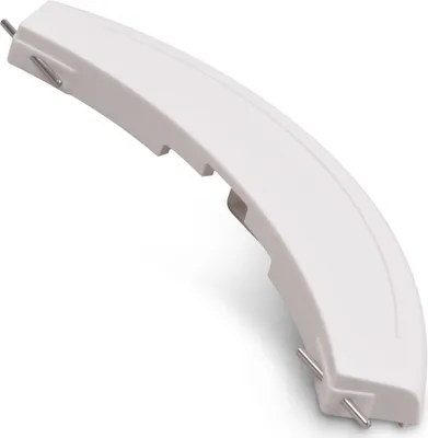 Produktbild von Siemens Bosch 00266751 Türgriff Griff Fenstergriff weiß mit Achsen für Waschmaschine