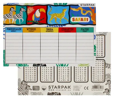 Obrázek produktu pro Plán výuky násobení A5 Safari Starpak 494009