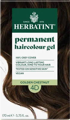 Imagen del producto de HERBATINT 4D Castaño Dorado, 170 ml