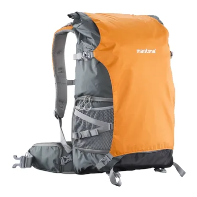 Obrázek produktu pro Batoh na fotoaparát Mantona ElementsPro 50 šedo-oranžový pro outdoorové fotografování