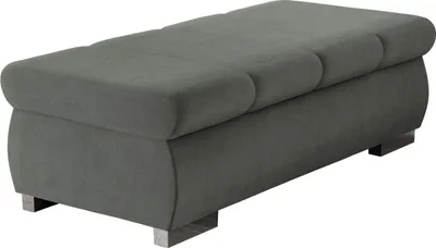 Produktbild von MIRJAN24 Polsterhocker Bangkok Groß, Moderne Sitzhocker vom Hersteller, Holzkonstruktion, 120x60x39 cm (Farbe: Piano 14)