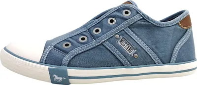 Produktbild von Mustang Damenschuhe Halbschuhe Slipper Blau Freizeit, Schuhgröße:37 EU