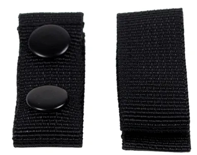Produktbild von MFH Gürtelhalter, Nylon, 4 Stk., mit 2 Druckknöpfen, schwarz