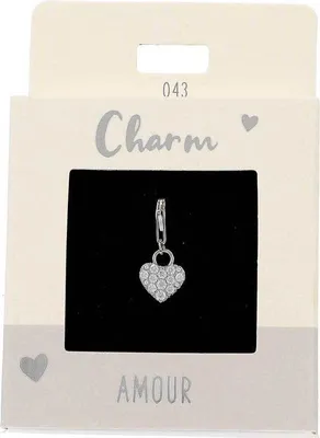 Produktbild von DEPESCHE Charm Express yourself Herz silber