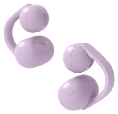 Produktbild von Sony LinkBuds Clip WF-LC900 – Drahtlose Open-Ear-Ohrhörer mit Bluetooth 5.3, IPX4, 37 Stunden, Violett