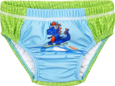 Produktbild von Playshoes UV-Schutz Windelhose Dino Gr. 74/80 blau/grün